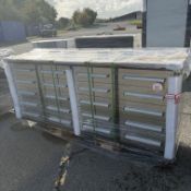 UNUSED 7FT STAINLESS STEEL WORK BENCH 20