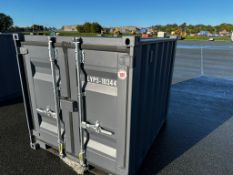 5FT STORAGE CONTAINER, BLACK, AS NEW