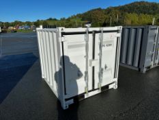 5FT STORAGE CONTAINER, WHITE, AS NEW