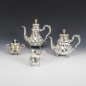 4-teiliges Silberkernstück. Wilhelm Binder, Schwäbisch Gmünd.
