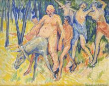 GERBIG, Alexander (1878 Suhl - 1948). Triumph des Bacchus.
