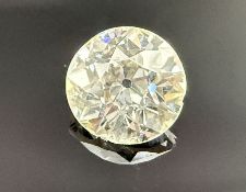 Altschliffdiamant ca. 1 ct. Durchmesser zwischen 6,39 und 6,52 mm, Höhe 4,05 mm