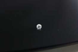 Brillant, ca. 0,26 ct. VS-P1, weiß