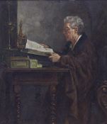 Bild Öl auf Holz, signiert A. Rieper (August Rieper). Rückseitig ortsbezeichnet München,