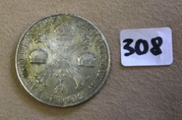 Silbermünze Österreich/ Niederlande datiert 1794. ca. 29,43 g