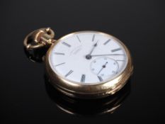 A. Lange & Söhne Glashütte Taschenuhr 18 K Gold, um 1880