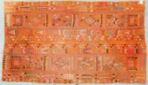 Traditionelle Hochzeitsdecke der Marsch-Araber/Ahwaris (Irak/Mesopotanien, 20. Jhdt.), 2-bahninges F