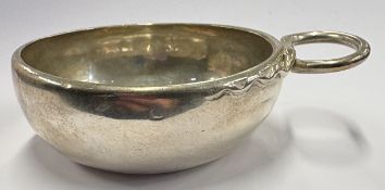 An 18th Century French silver wine taster.