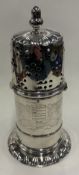A rare 17th Century silver lighthouse caster.