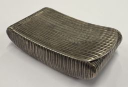 A 19th Century French silver snuff box.