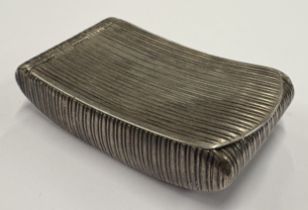 A 19th Century French silver snuff box.