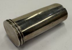 A George III silver kitchen nutmeg grater.