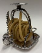 An early 20th Century silver wax jack.