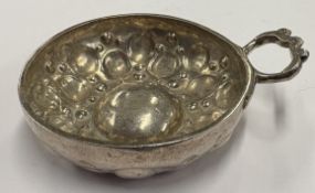 An 18th/19th Century French silver wine taster