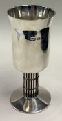 A silver goblet.