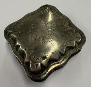 A Dutch silver peppermint box.