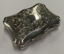 An unusual silver vinaigrette.