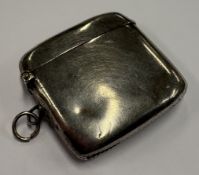 A Victorian silver vesta case.