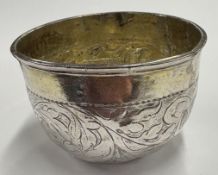 An 18th/19th Century French silver beaker.