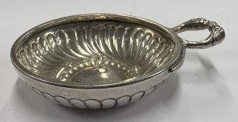 A 19th Century French silver wine taster.