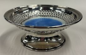A silver and enamelled tazza.