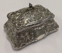 A fine quality American silver double stamp case.
