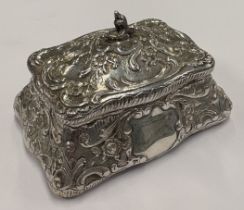 A fine quality American silver double stamp case.
