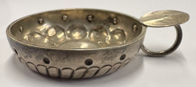 A 19th Century French silver wine taster.