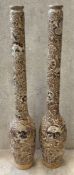 A pair of tall Antique Oriental vases.