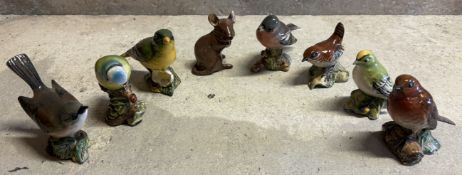 BESWICK: A collection of songbird figures etc.