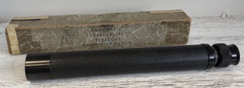 A Britex Pancratic 'Featherlite' telescope.
