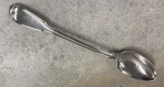 PAUL STORR: A large silver basting spoon. London 1814.