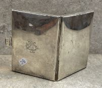 CHESTER: A silver double photo frame. 1909. By Cohen and Charles. Approx. 130 grams. Est. £250 - £