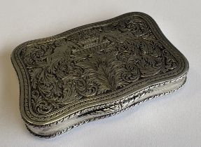 A fine quality Antique French silver snuff box.