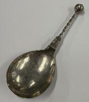 An 18th Century Continental silver spoon.