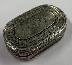 A George III silver vinaigrette. Birmingham 1806. By John Shaw. Approx. 8 grams. Est. £100 - £150.
