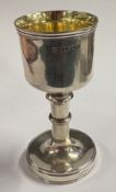A William IV silver toy communion cup. London 1835. By Charles Rawlings & William Sumners. Approx.