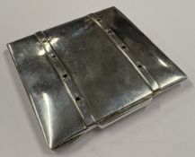 A Continental silver compact case with jewelled decoration, marked 800 to interior. Approx. 74