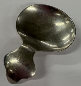 A plain Victorian silver caddy spoon. Birmingham 1893. Approx. 9 grams. Est. £30 - £40.