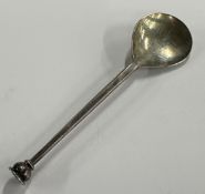 A silver spoon, marked to reverse. By Guild of Han
