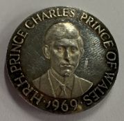 A Prince of Wales silver coin. Approx. 11 grams. E