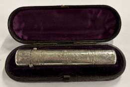 A Victorian silver Aesthetic Movement combination