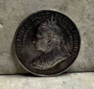 OF ROYAL INTEREST: A 19th Century silver medallion.
