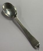 An 18th Century Queen Anne silver dog nose trefid