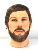 A Louis & Josephine Tussaud waxwork head modelled as Ian Botham, h. 27 cm *part of a collection