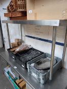 150cm stainless steel prep table