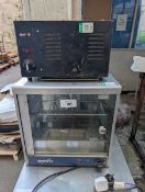 +VAT Small Prodis benchtop heated display with 4 slice toaster