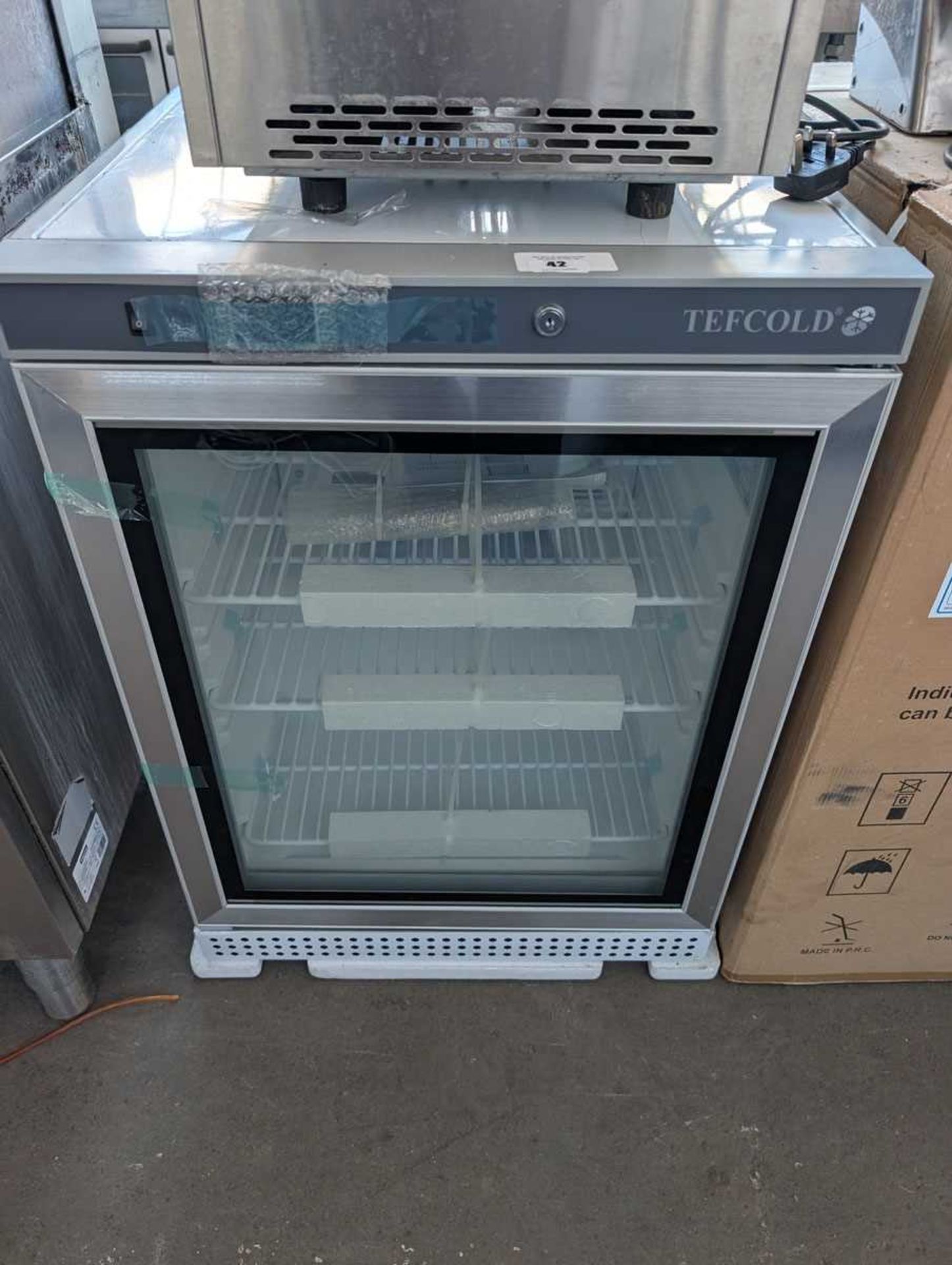 +VAT Tefcold UF200E GSP single-door undercounter display freezer