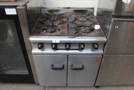 +VAT 70cm gas Falcon 4 burner cooker with 2-door oven