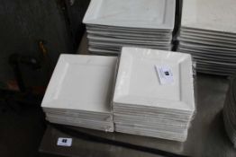 +VAT Approx. 25x 19cm square side plates